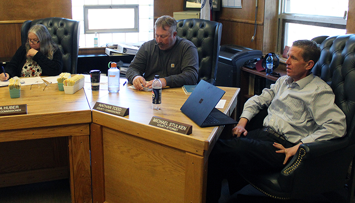 County ATtorney Michael Stulken and the commissioners.